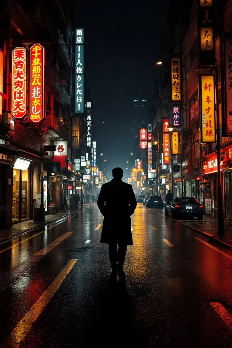 东京夜行 竖版海报