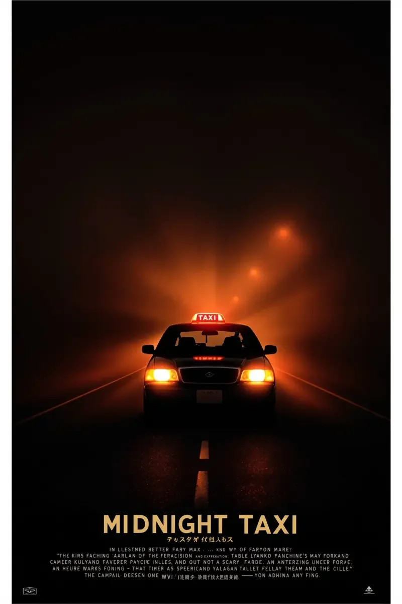 午夜出租车 竖版海报